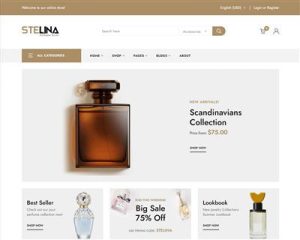 Mẫu website nước hoa Stelina hình đại diện