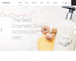 Mẫu website sản phẩm làm đẹp Cosmecos hình đại diện