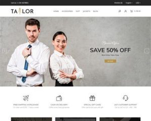 Mẫu website nhà may Tailor hình đại diện