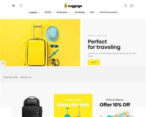 Mẫu website vali thời trang Zuggage hình đại diện