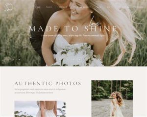 Mẫu website áo cưới Solene hình đại diện