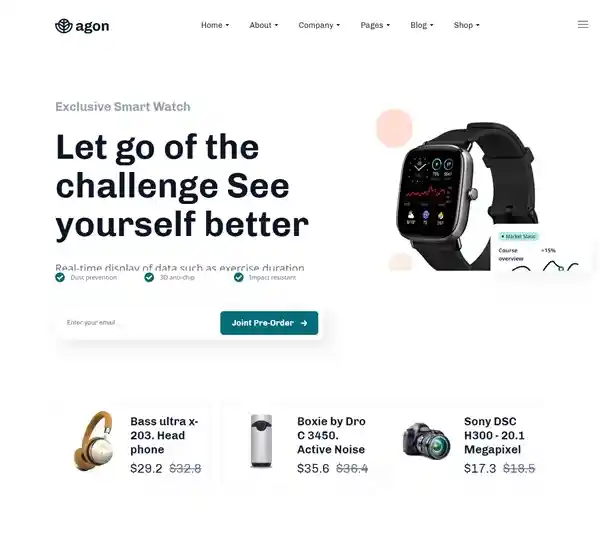 Agon: Mẫu Website Thiết Bị Điện Thông Minh Chuẩn SEO hình nền