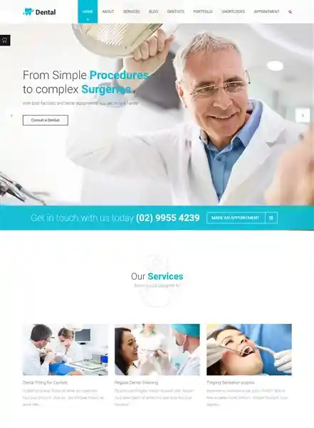 Dental - Giao Diện Web Dịch Vụ Nha Khoa Đẹp Chuẩn SEO hình đại diện