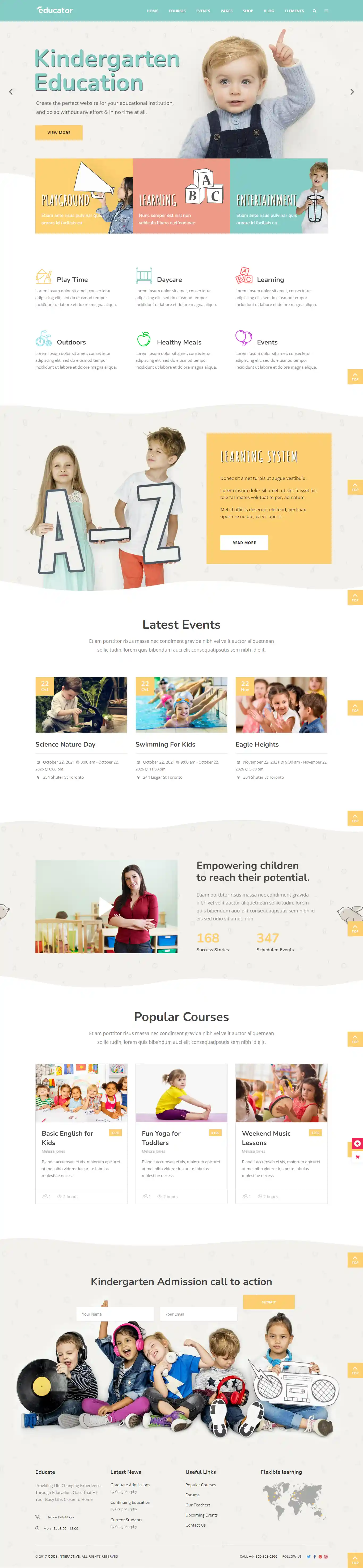 Educator - Giao Diện Web Trường Học & Mầm Non Chuẩn SEO