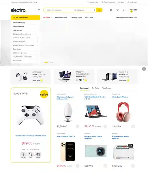 Electro - Giao Diện Web Bán Điện Thoại Đẹp Chuẩn SEO hình đại diện