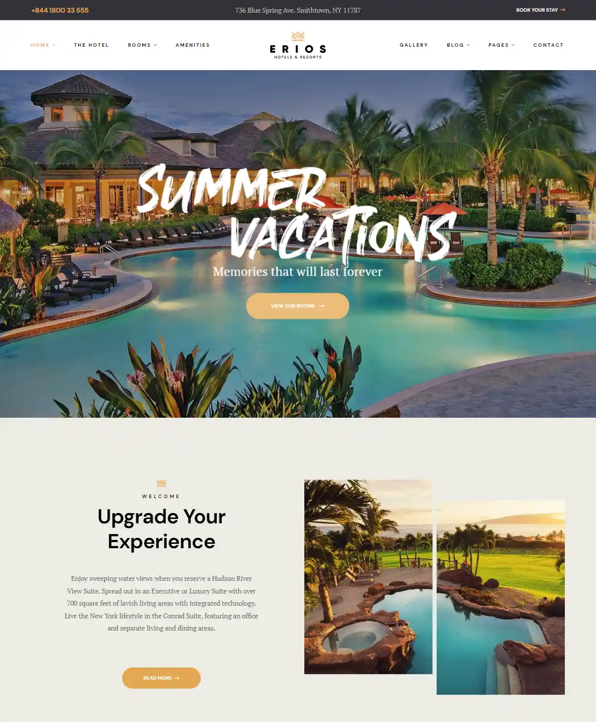 Erios – Giao diện website khách sạn cao cấp hình đại diện