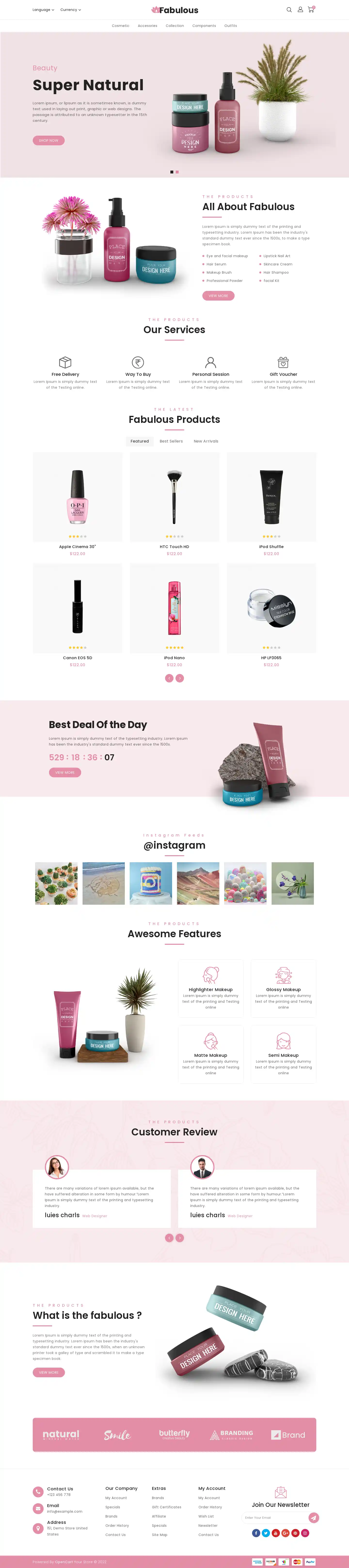 Fabulous web mỹ phẩm cao cấp