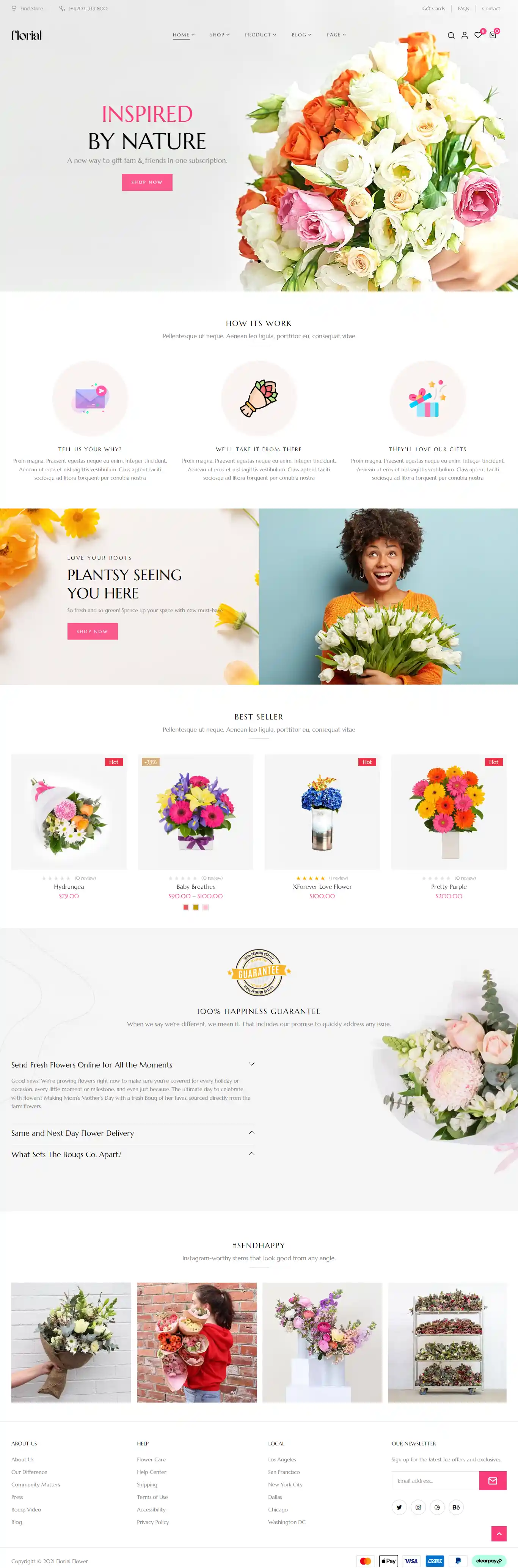 Florial Unique - Giao Diện Web Cây Cảnh & Hoa Văn Phòng