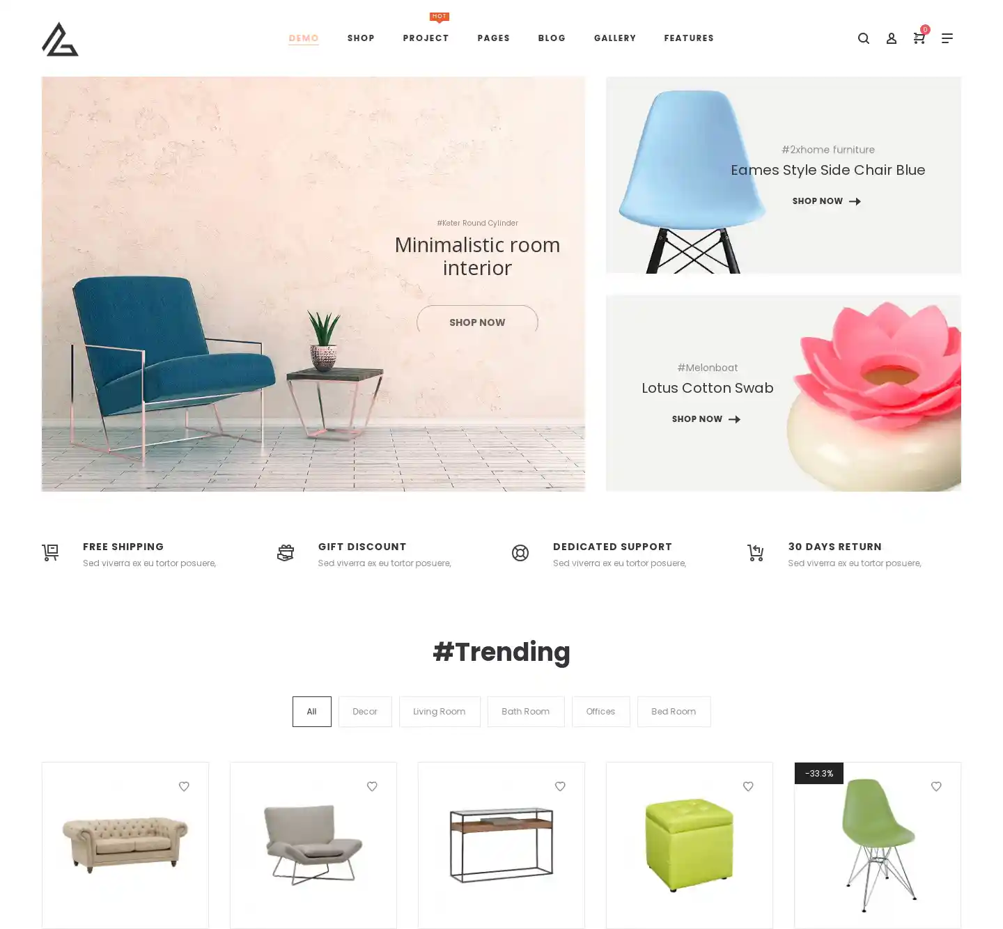 Lapa – Giao diện website nội thất hiện đại, chuẩn SEO