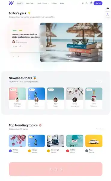 McMaz: Mẫu Website Tin Tức & Báo Chí Điện Tử Chuẩn SEO hình nền