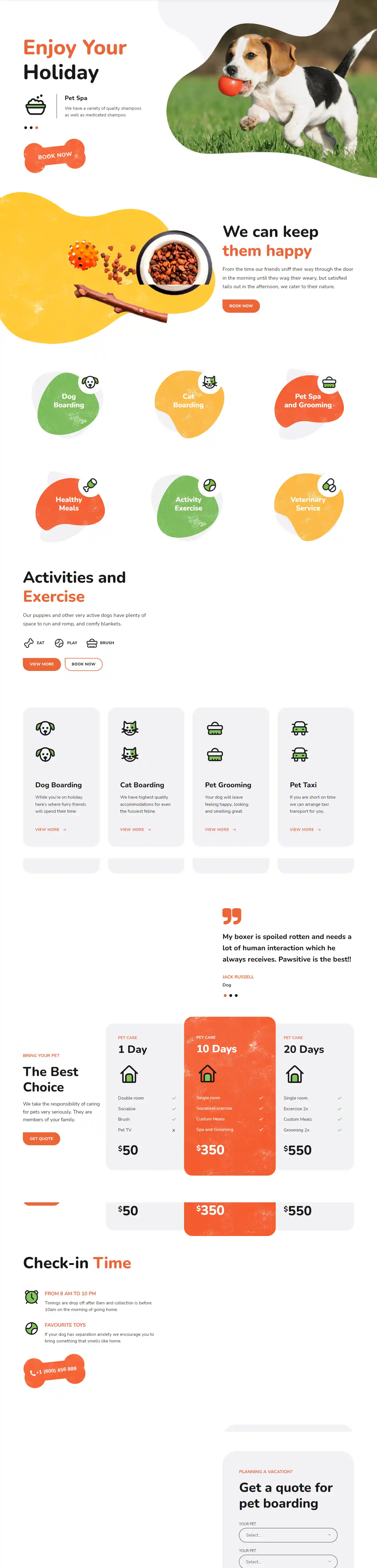 Pawsitive: Mẫu Website Bán Đồ Thú Cưng & Thức Ăn Chó Mèo