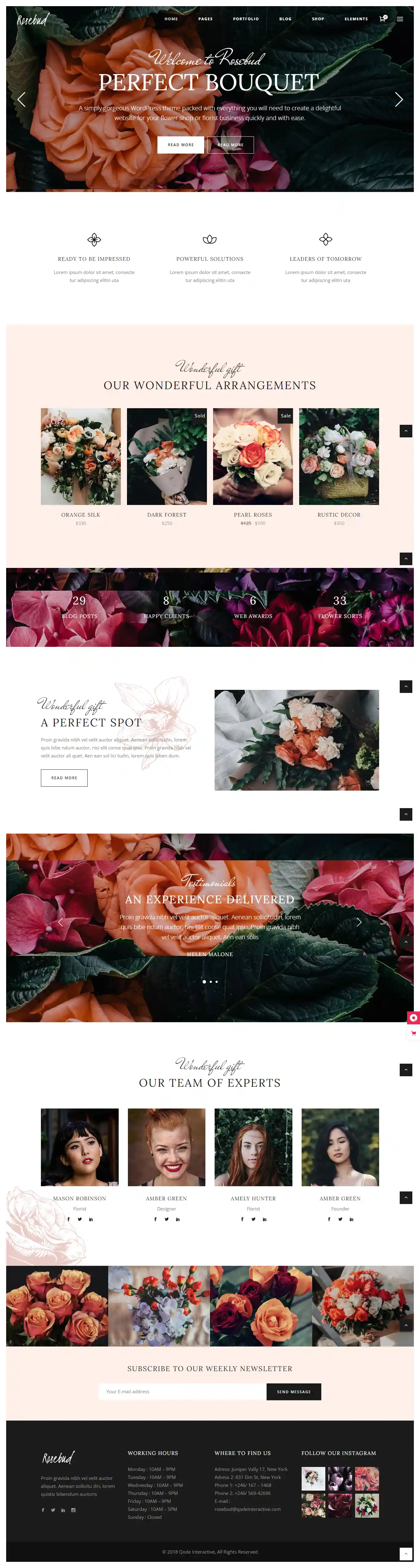 Rosebud - Giao Diện Web Shop Hoa Tươi & Cây Cảnh Chuẩn SEO