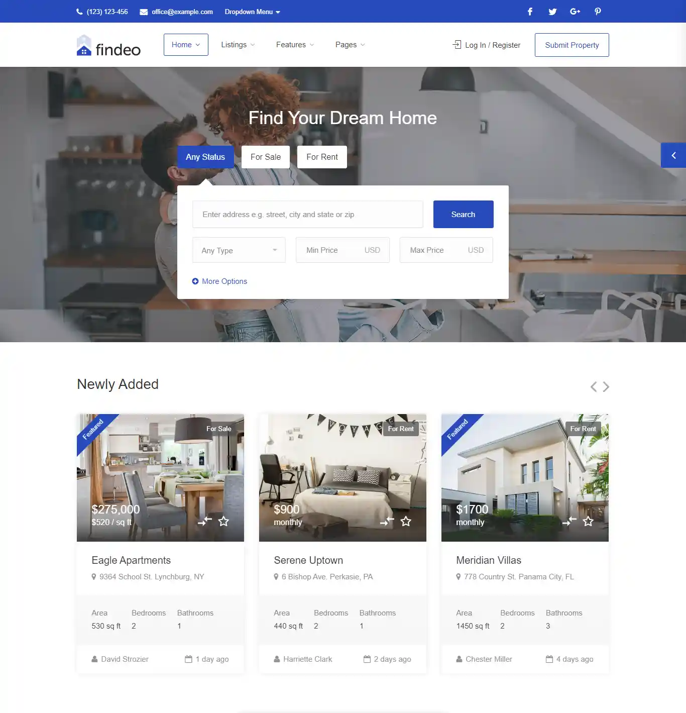 Thiết kế website bất động sản Findeo chuẩn SEO hình đại diện