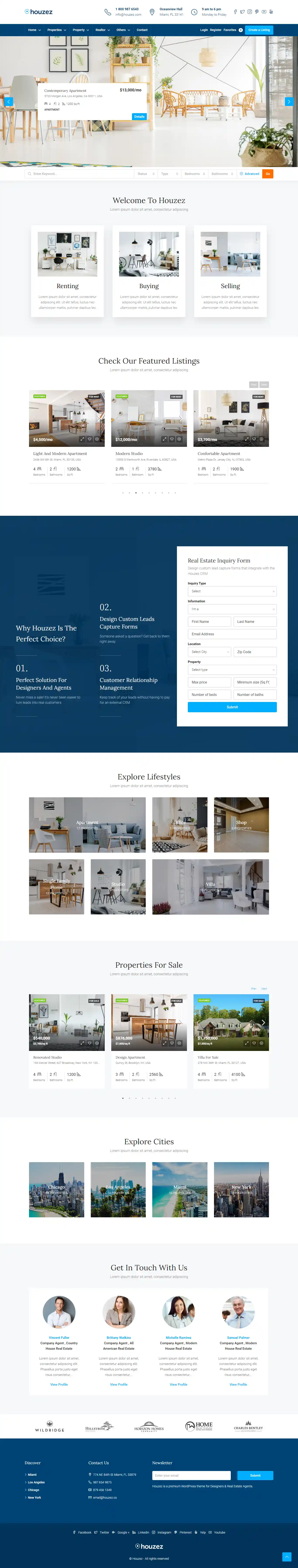 Thiết kế website bất động sản Houzez chuẩn SEO