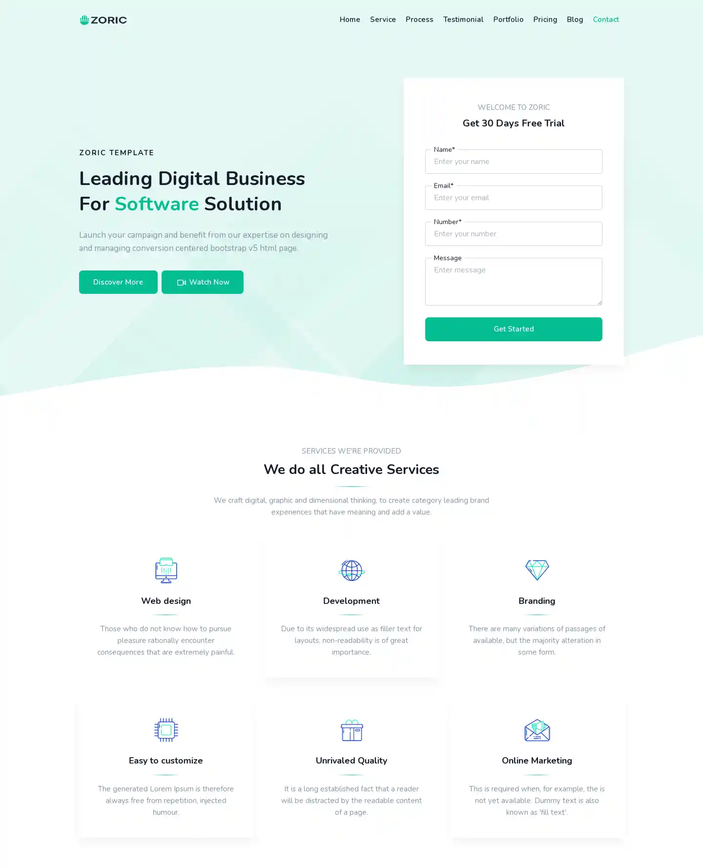 Thiết kế website dịch vụ Zoric chuẩn SEO Google hình đại diện