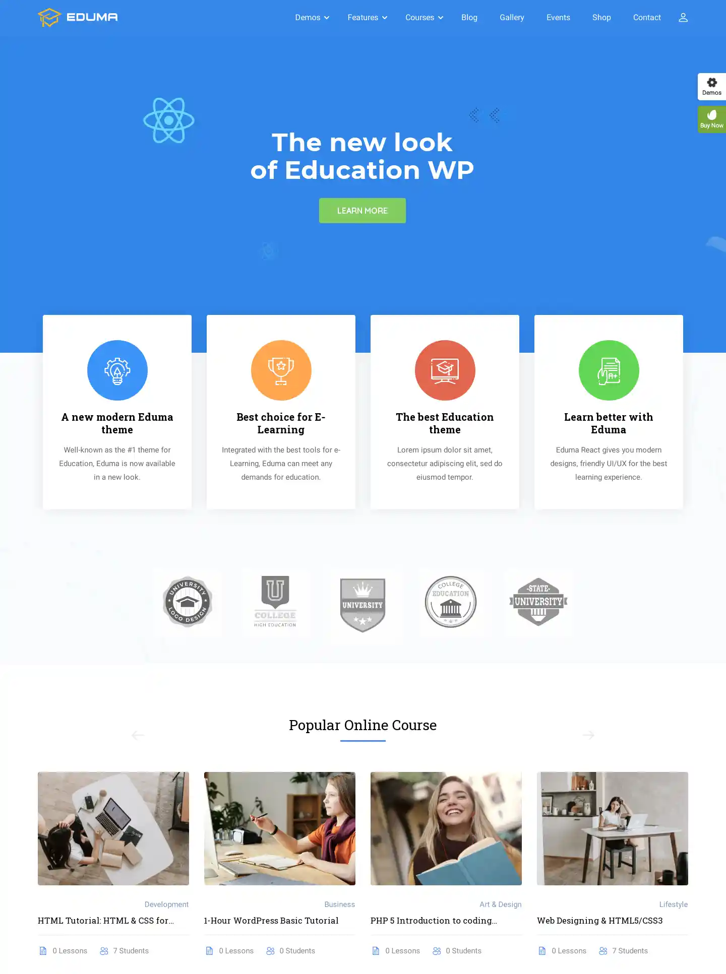 Thiết kế website giáo dục Eduma chuẩn SEO Google hình đại diện