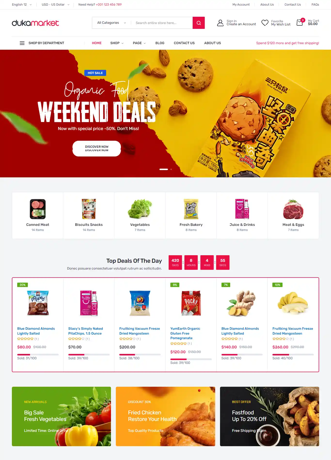 Thiết kế website siêu thị mini Dukamarket chuẩn SEO hình đại diện