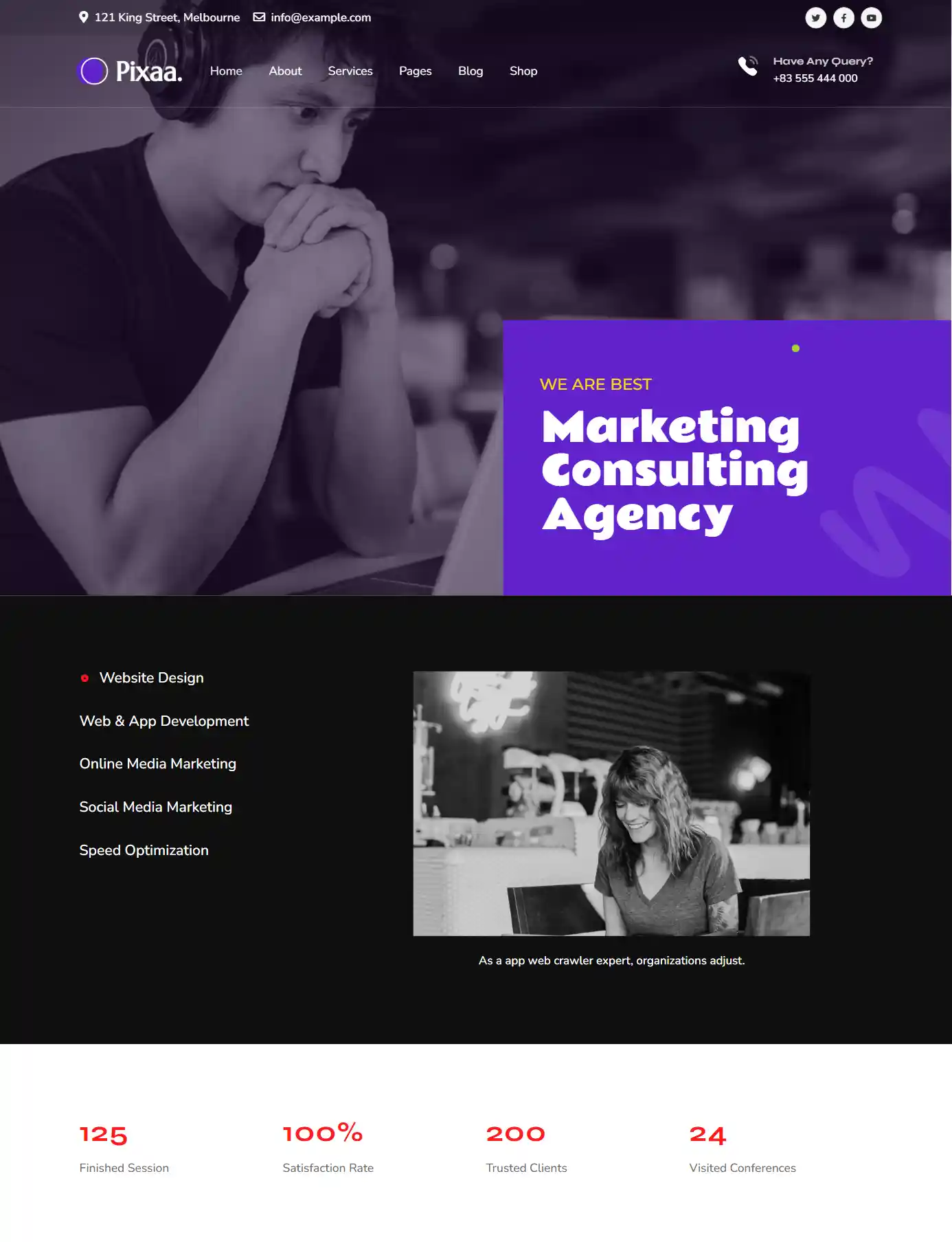 Thiết kế website tiếp thị Pixaa chuẩn SEO hình đại diện