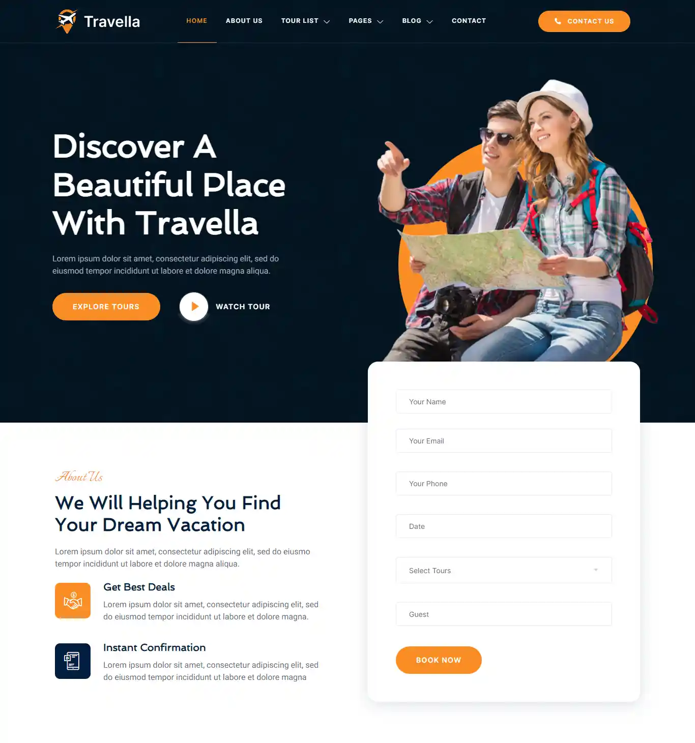 Travella – Giao diện website du lịch hiện đại hình đại diện