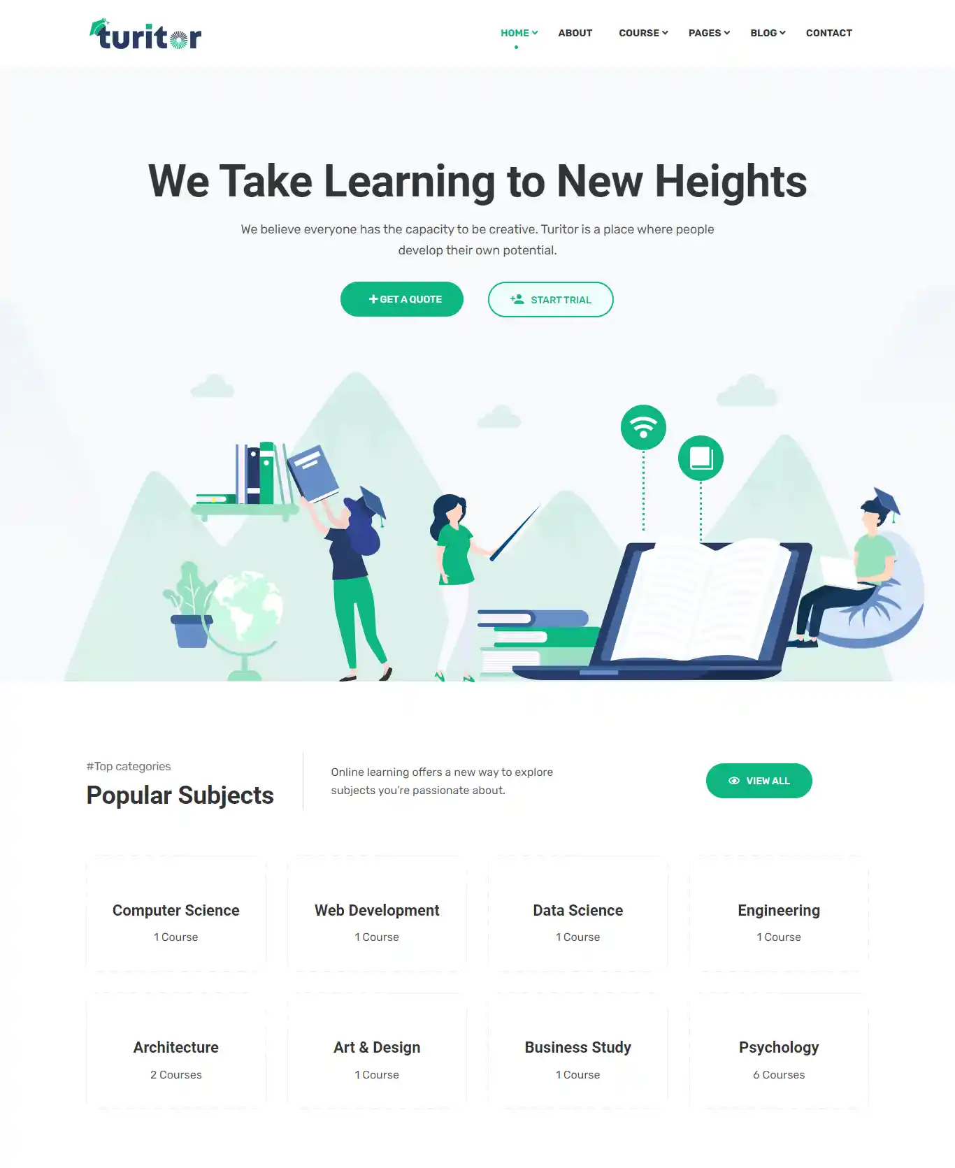 Turitor - Giao Diện Web Giáo Dục & Tin Trường Học Chuẩn SEO hình đại diện