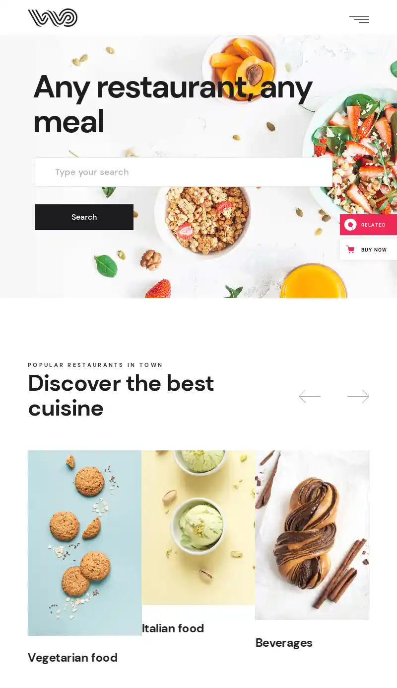 WebOn – Giao diện website gọi đồ ăn hiện đại hình đại diện