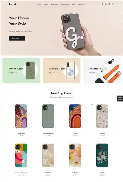 Mẫu Website Ốp Lưng & Phụ Kiện Điện Thoại Chuẩn SEO hình đại diện