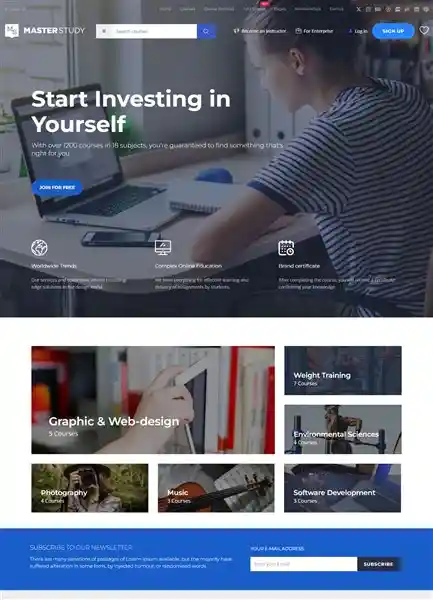 MasterStudy: Mẫu Website Giáo Dục & Đào Tạo Chuẩn SEO hình nền